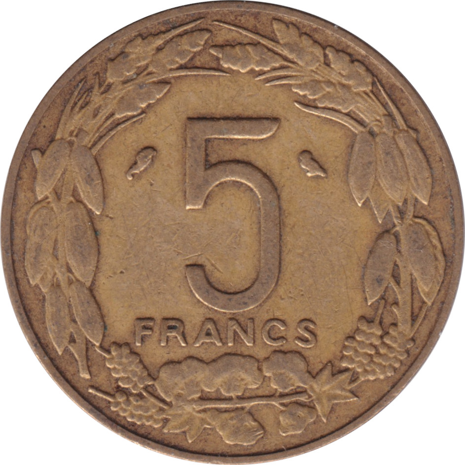 5 francs - Banque Centrale - Cameroun