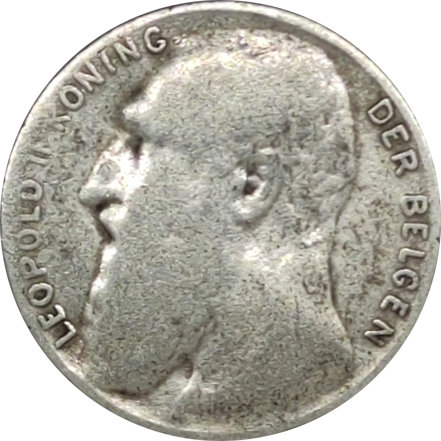 50 centimes - Léopold II - Lion