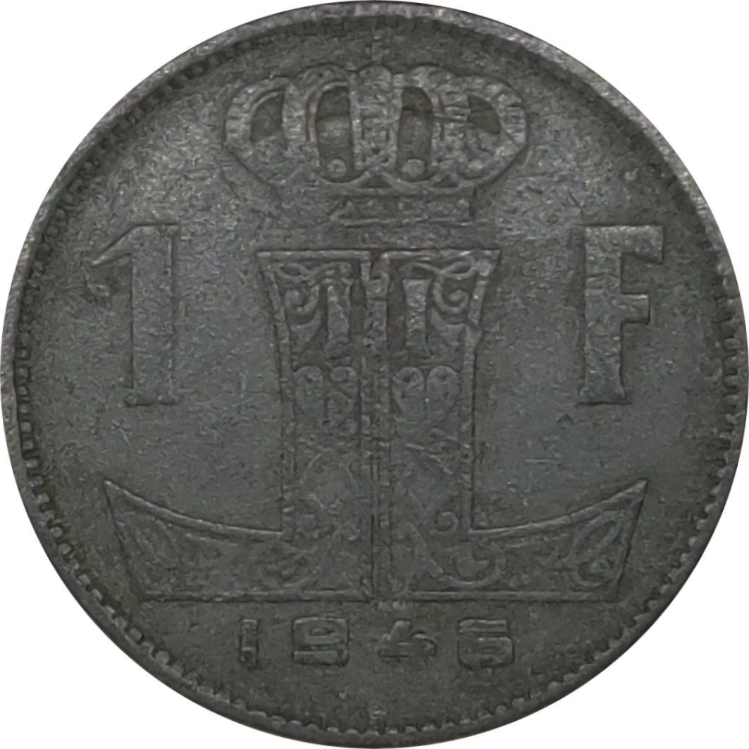 1 franc - Léopold III - Rau