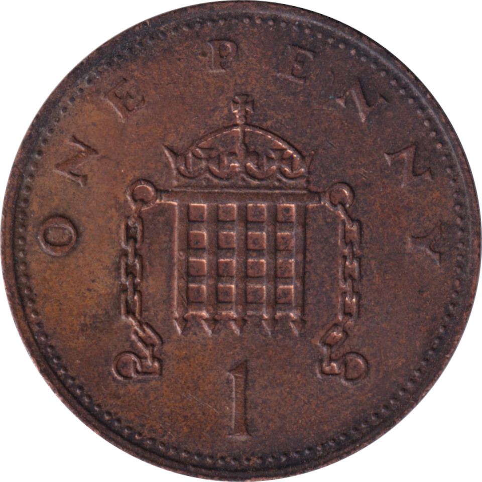 1 penny - Elizabeth II - Young bust