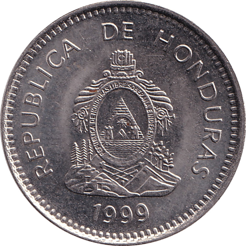 20 centavos - Lempira - Tête nue