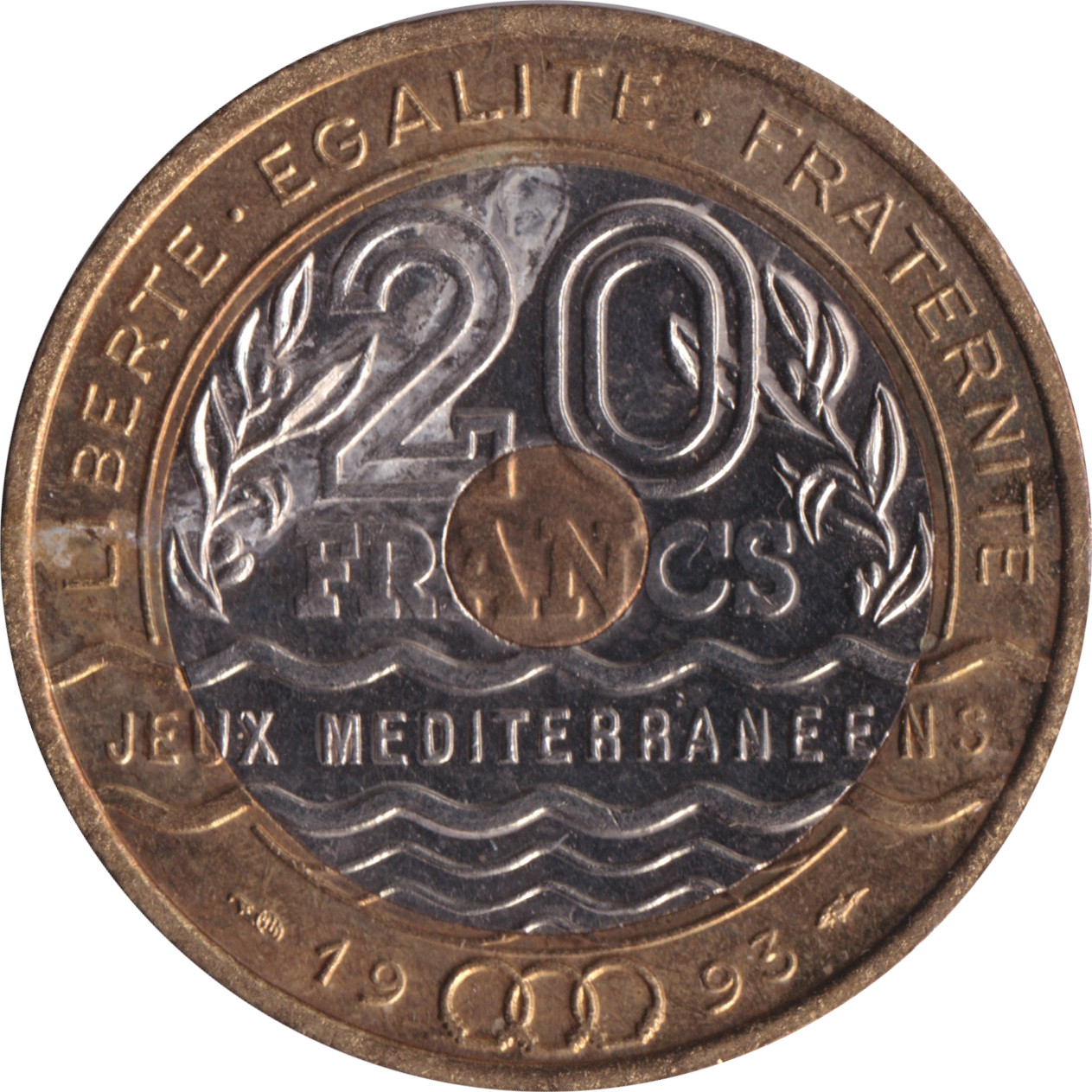 20 francs - Jeux Méditerranéens