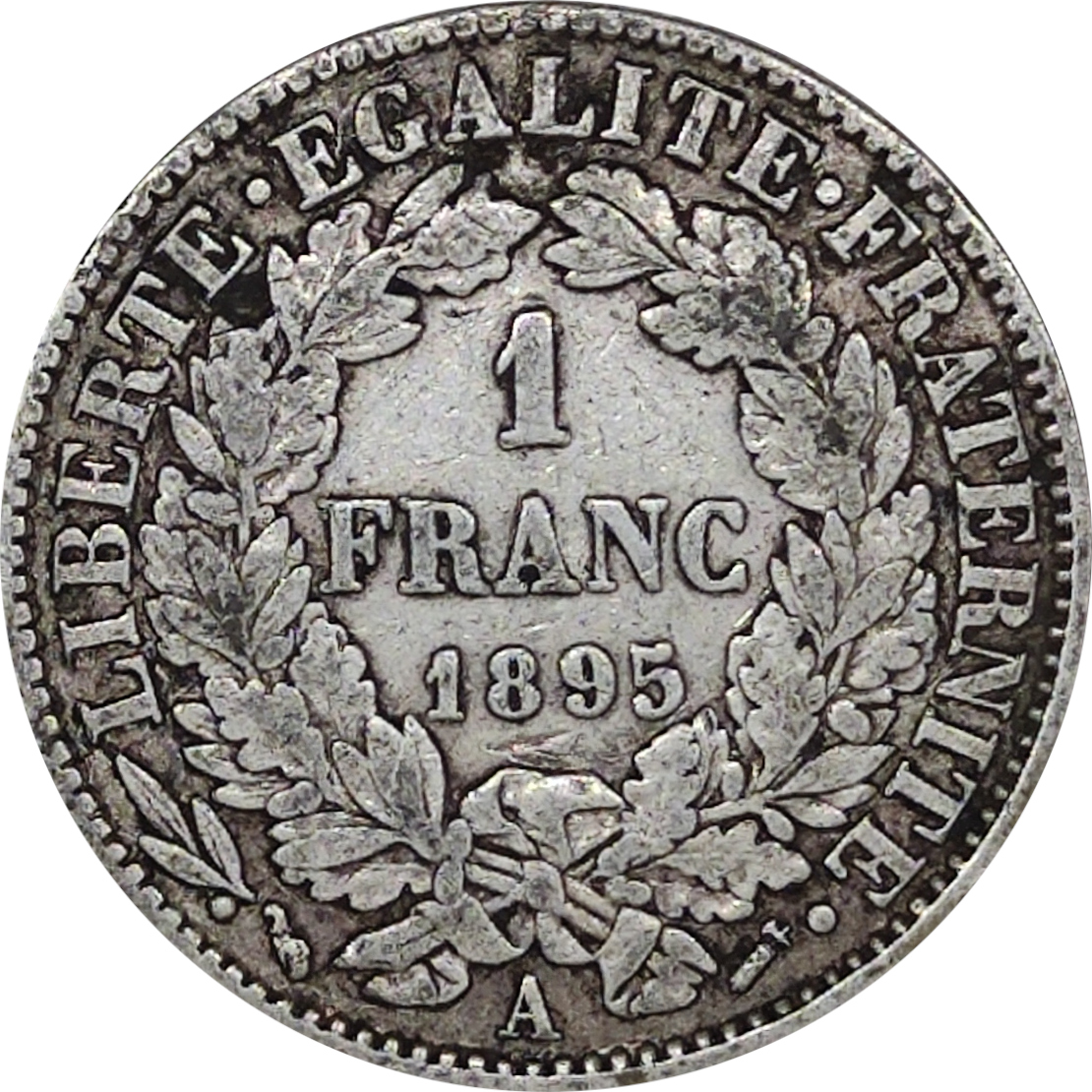 1 franc - Cérès - Troisième République