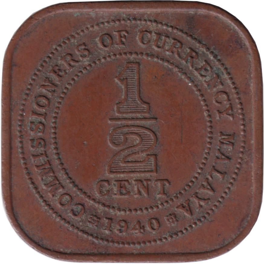 1/2 cent - Georges VI