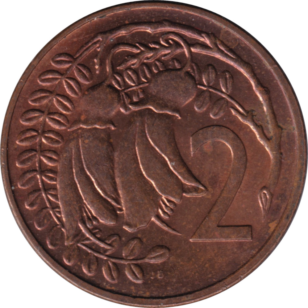 2 cents - Elizabeth II - Young bust
