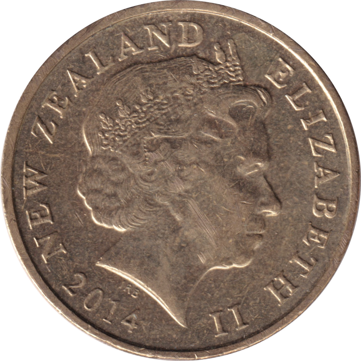 2 dollars - Elizabeth II - Tête agée