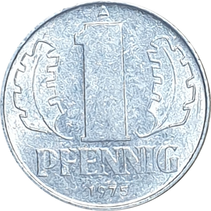 1 pfennig - Emblem - Large emblem