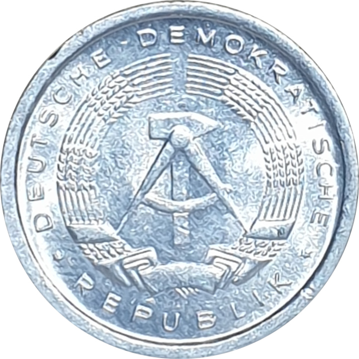 1 pfennig - Emblem - Small emblem
