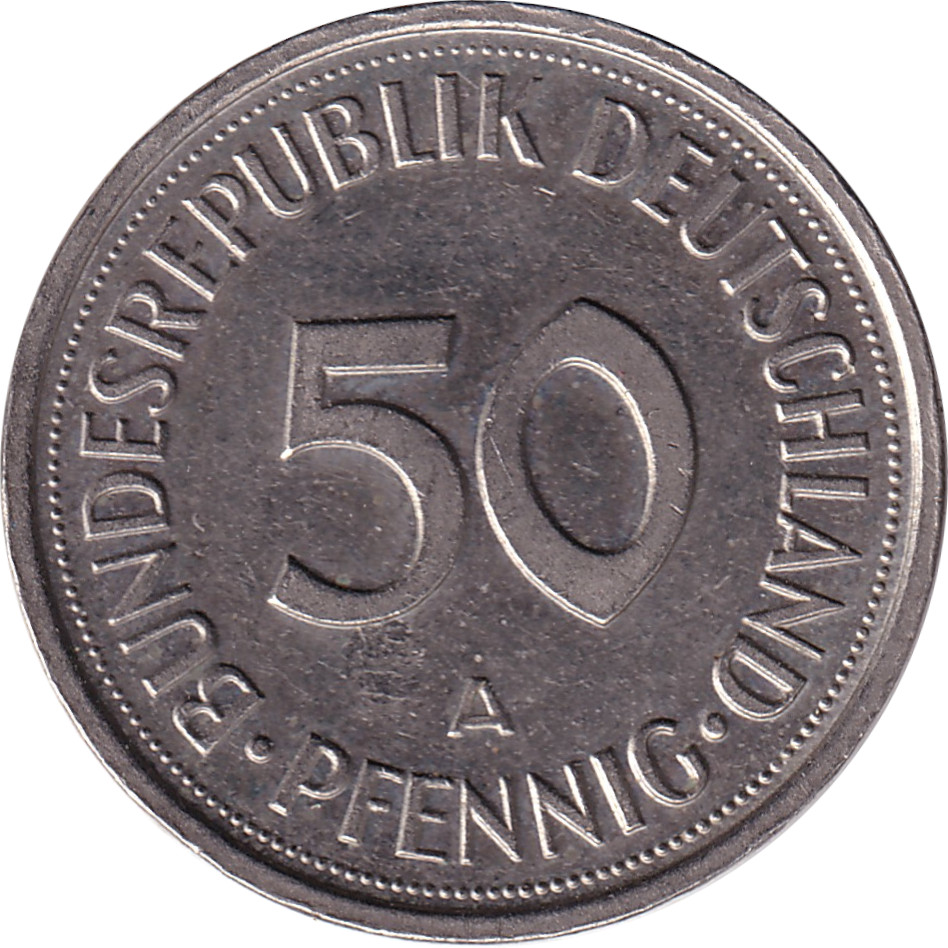 50 pfennig - Femme