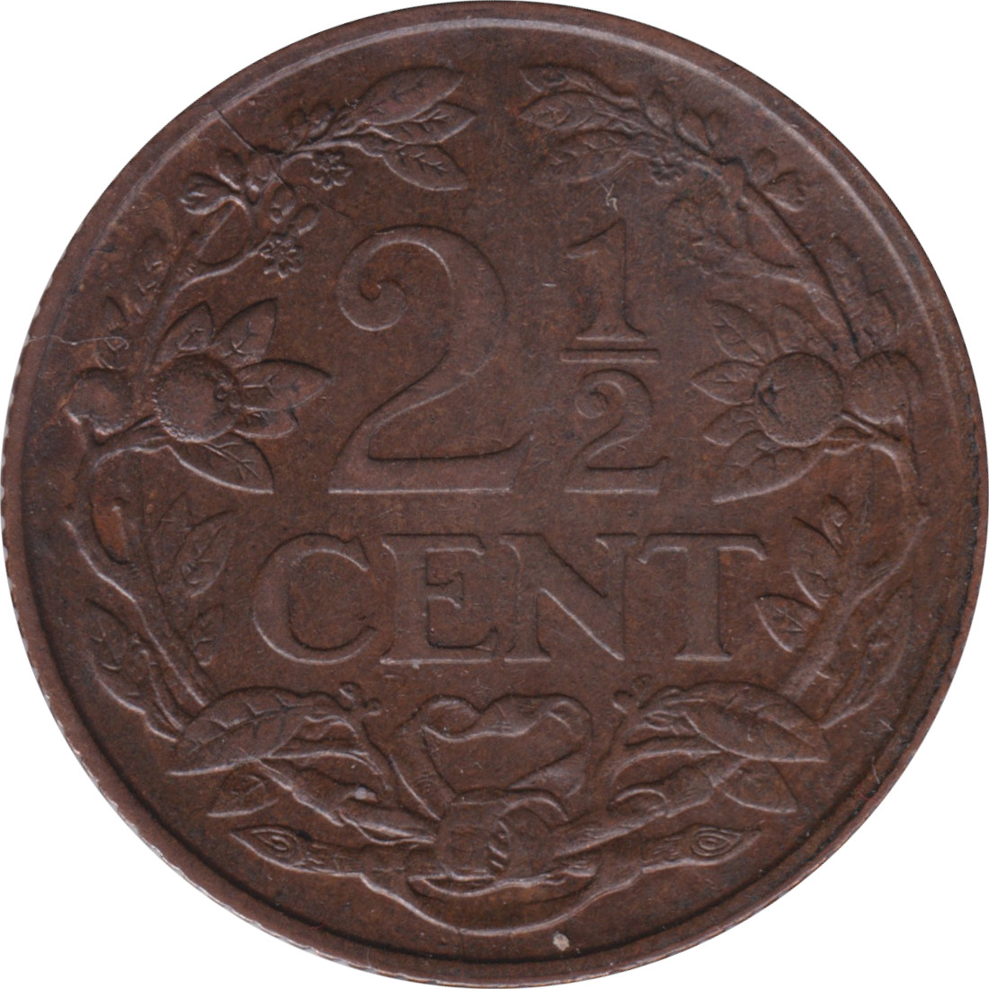 2 1/2 cents - Lion héraldique - Grandes branches