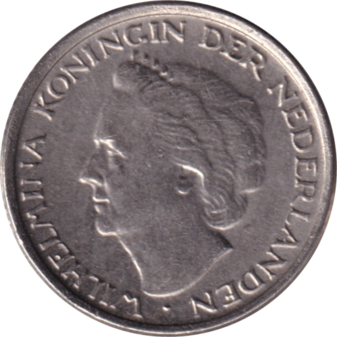 10 cents - Wilhelmina I - Tête agée