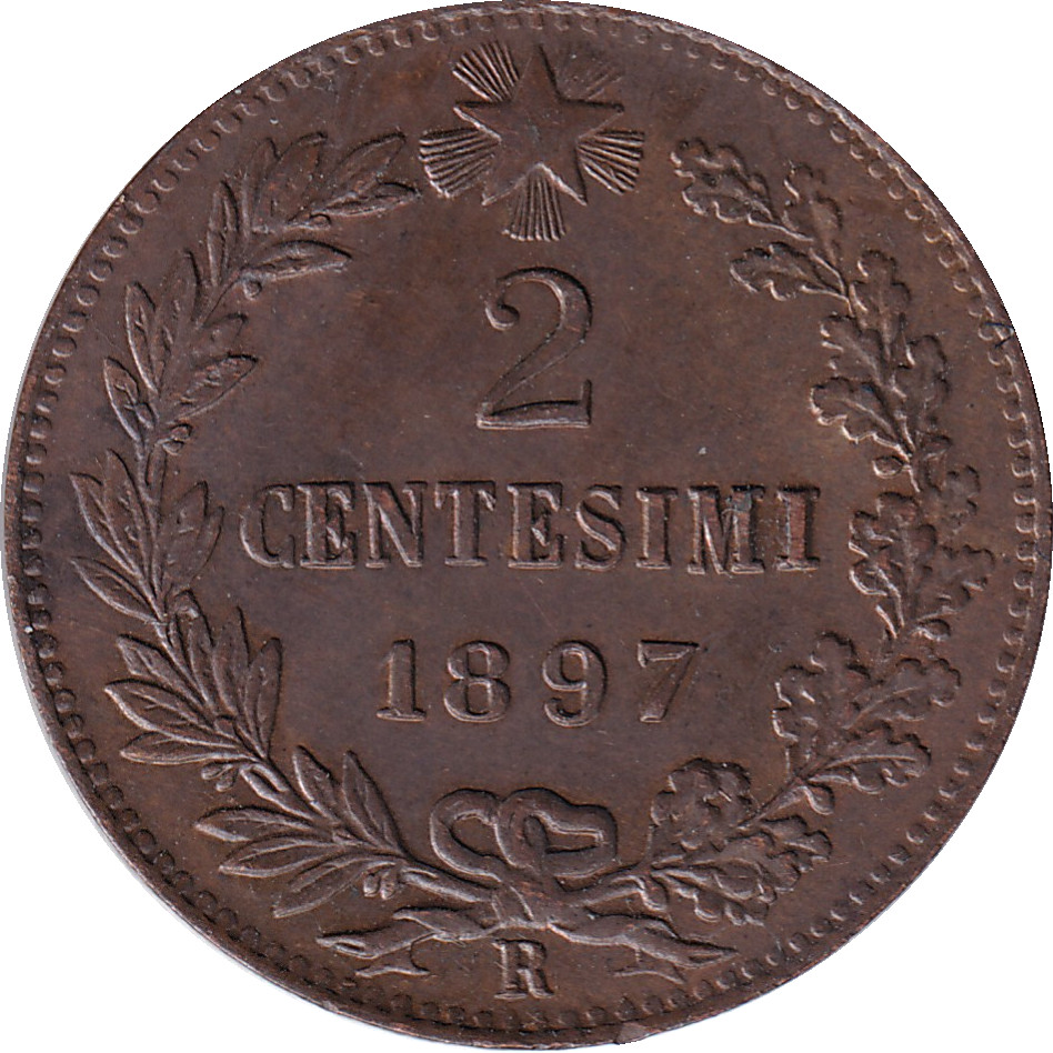 2 centesimi - Umberto I
