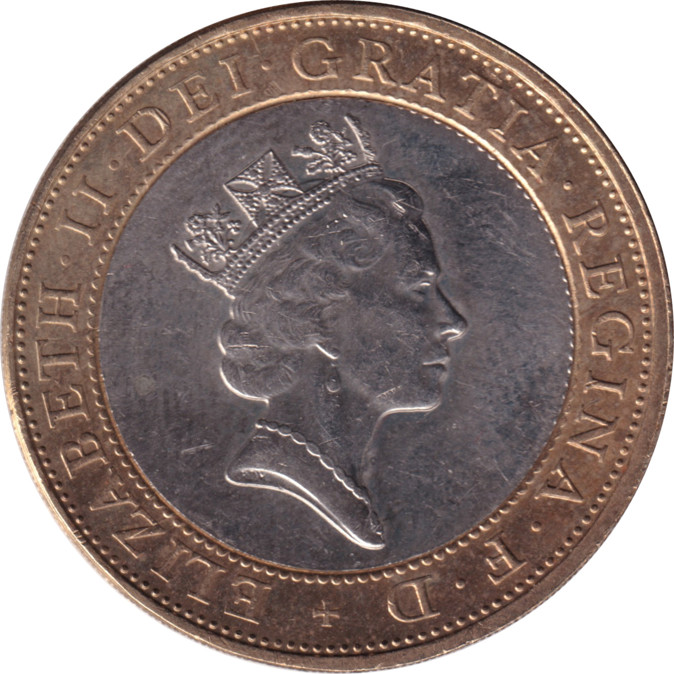 2 pound - Elizabeth II - Mature head