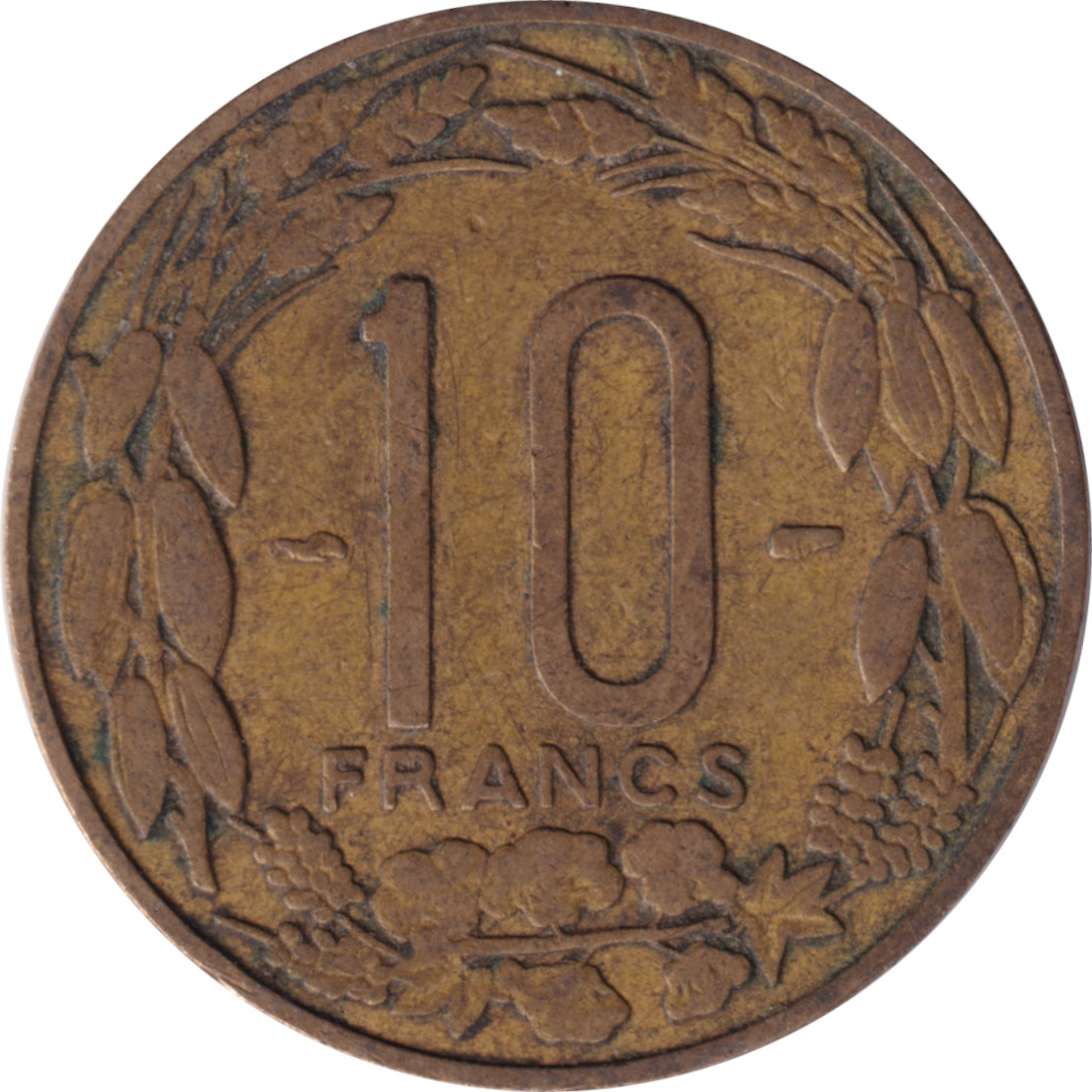 10 francs - Institut d'émission - Cameroun