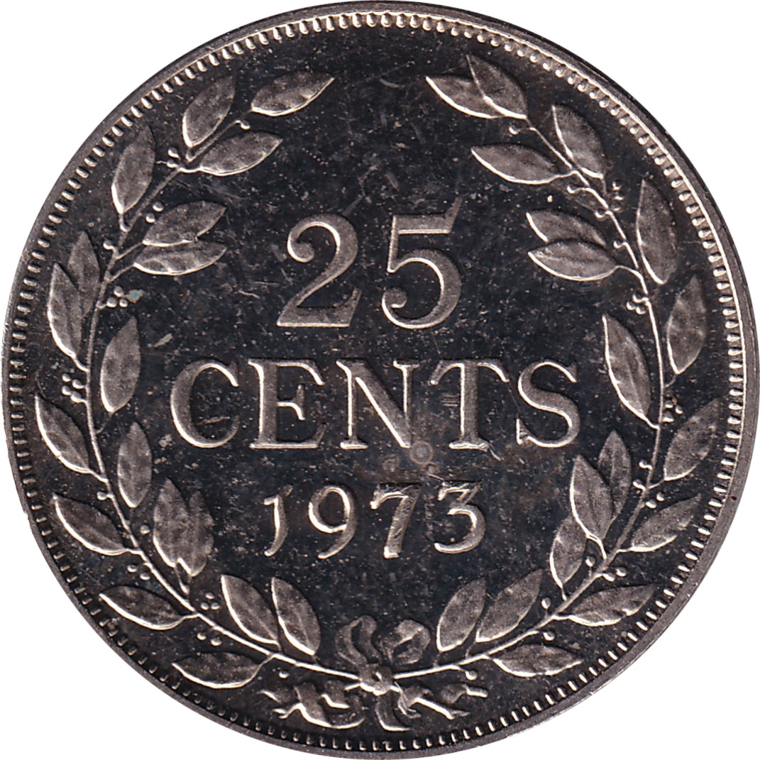 25 cents - Seconde tête de la République