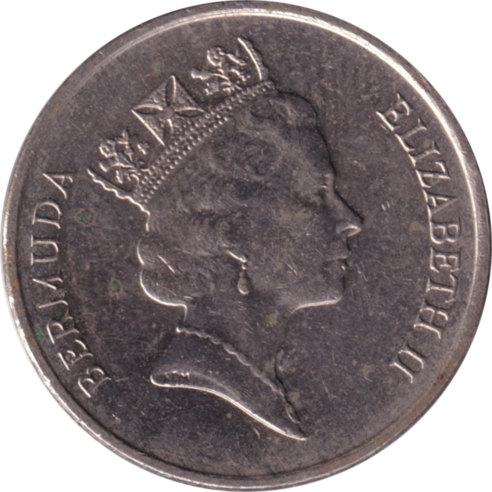 5 cents - Elizabeth II - Mature head