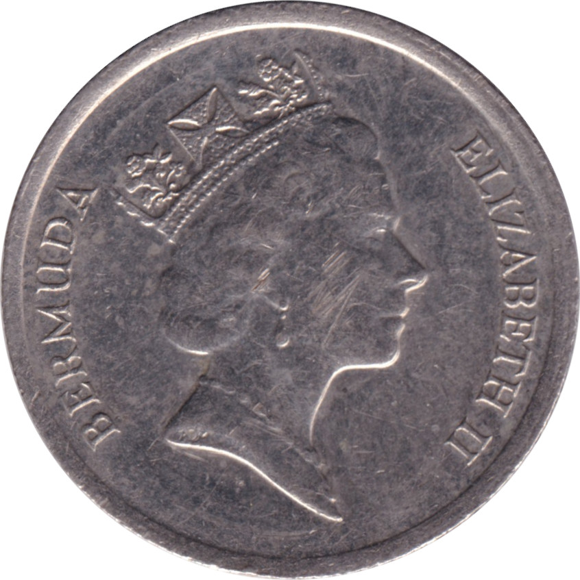 10 cents - Elizabeth II - Tête mature