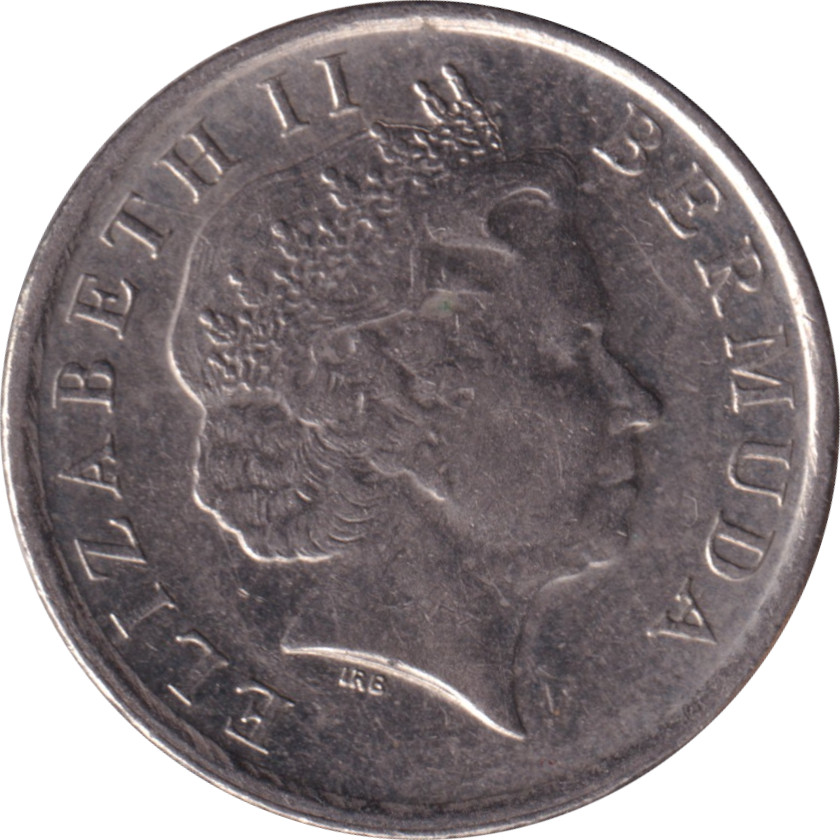 10 cents - Elizabeth II - Tête âgée