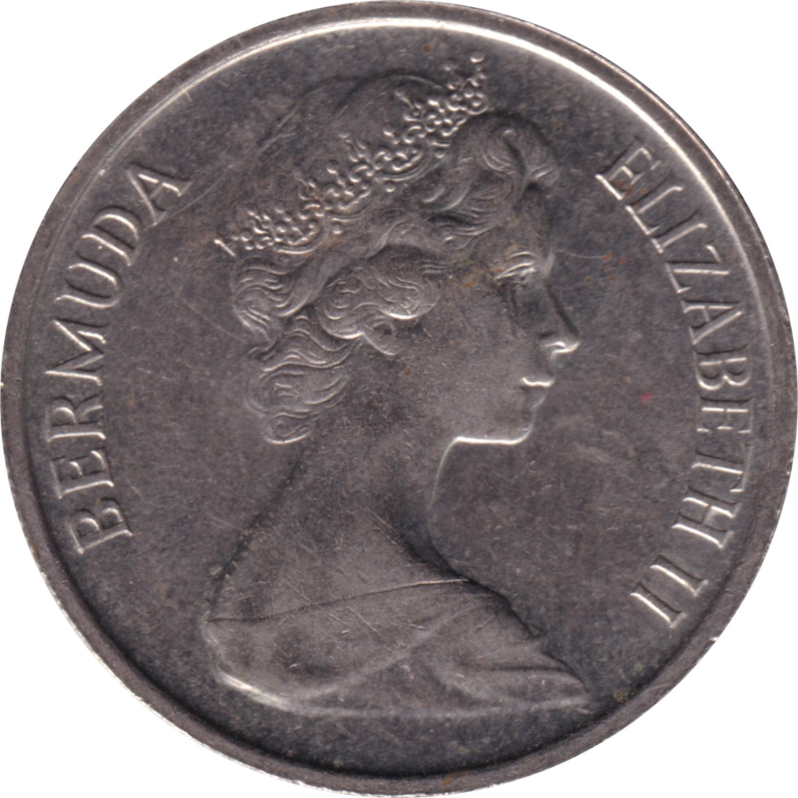 25 cents - Elizabeth II - Buste jeune