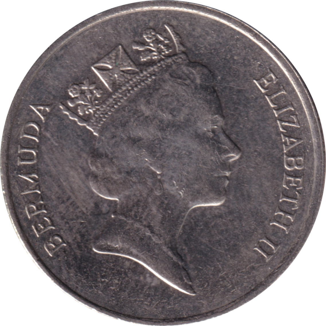 25 cents - Elizabeth II - Tête mature
