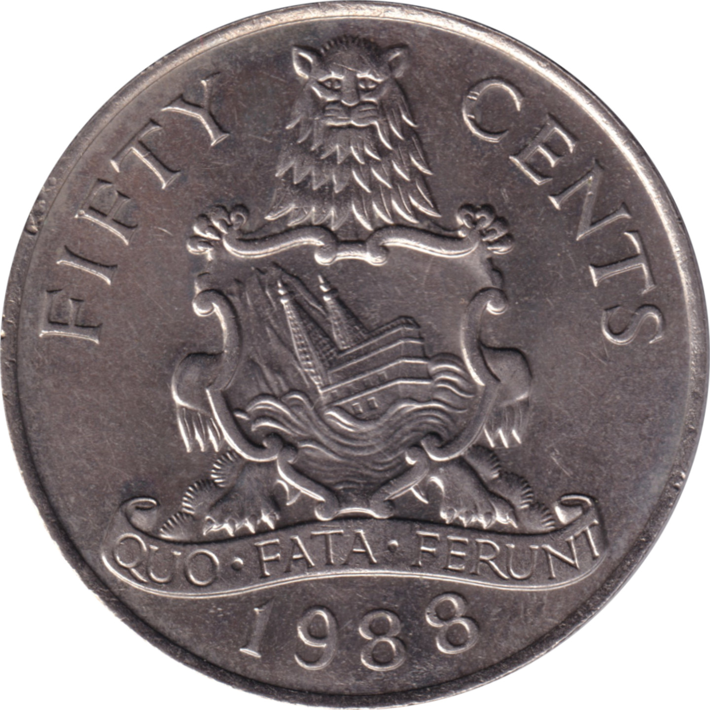 50 cents - Elizabeth II - Tête mature