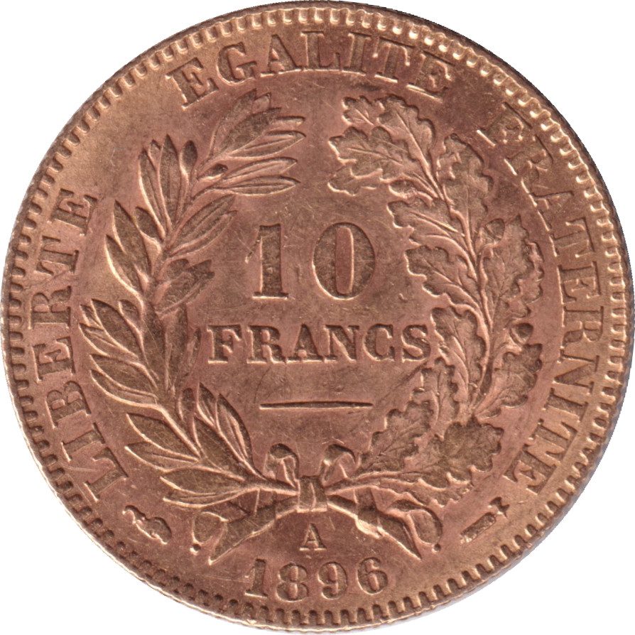 10 francs - Cérès - Troisième République