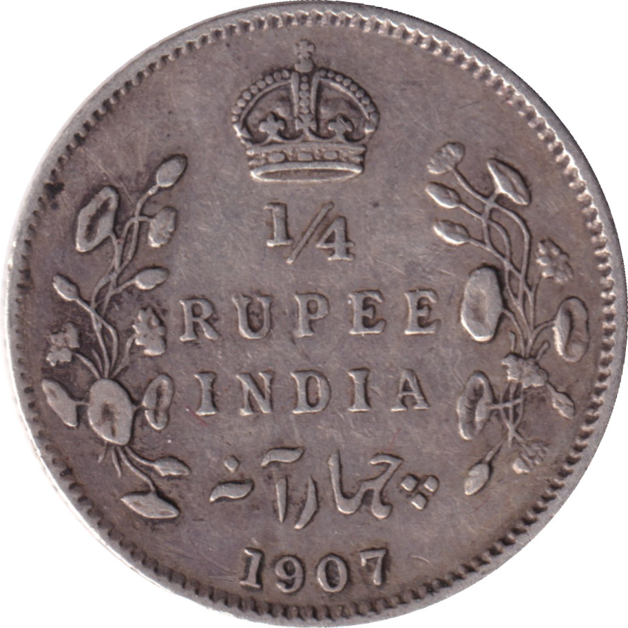 1/4 rupee - Edouard VII
