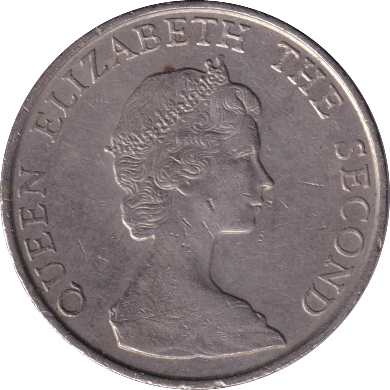 5 dollars - Elizabeth II - Buste mature - Ronde