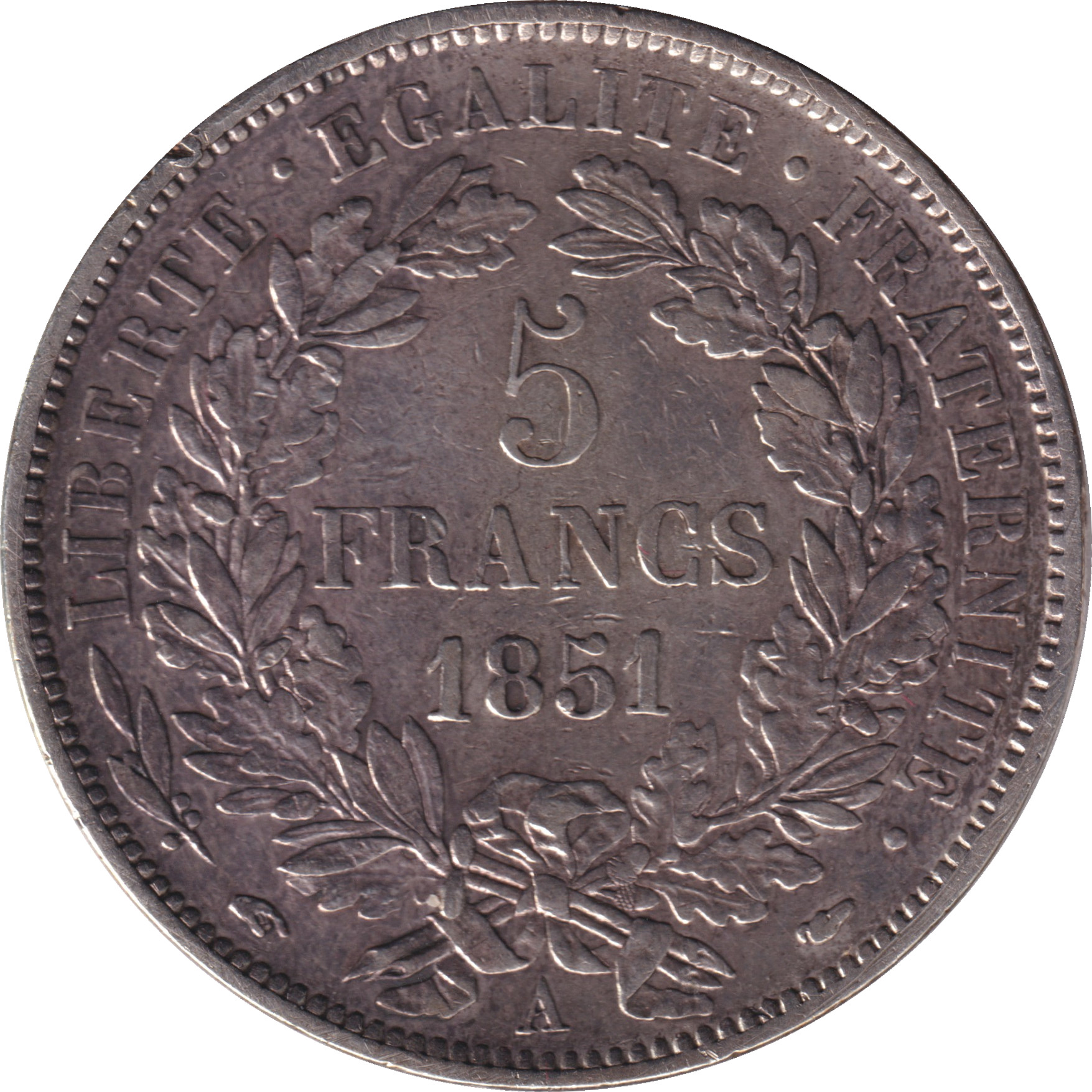 5 francs - Cérès - Deuxième République