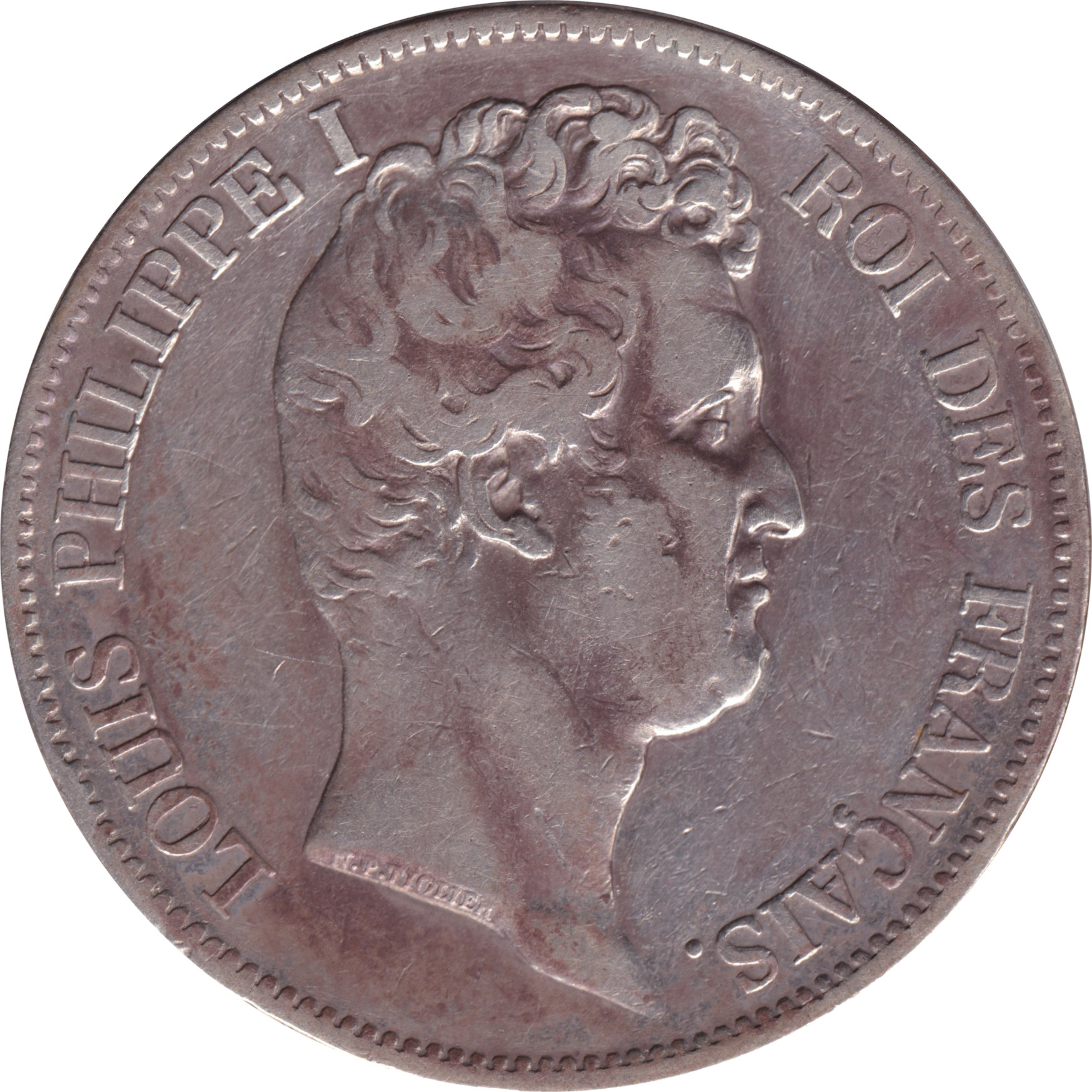 5 francs - Louis Philippe I - Avec le I - Tête nue
