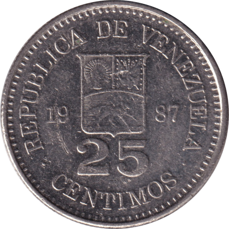 25 centimos - Simon Bolivar