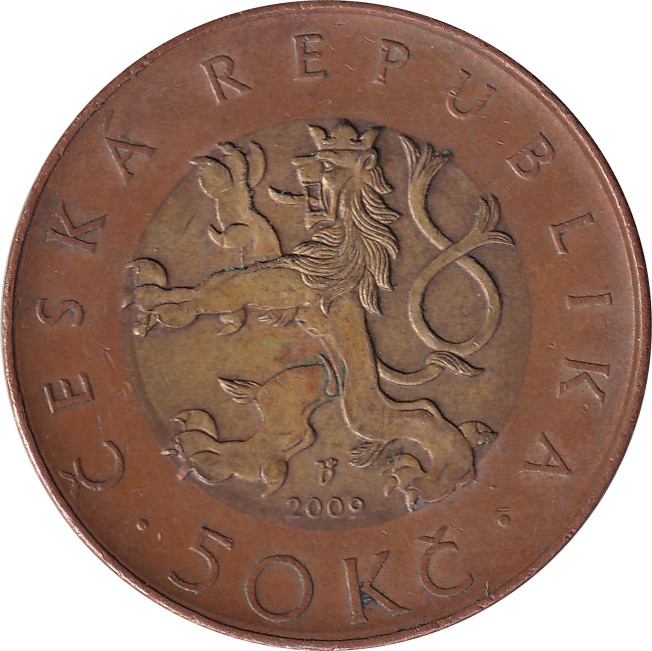 50 korun - Heraldic Lion
