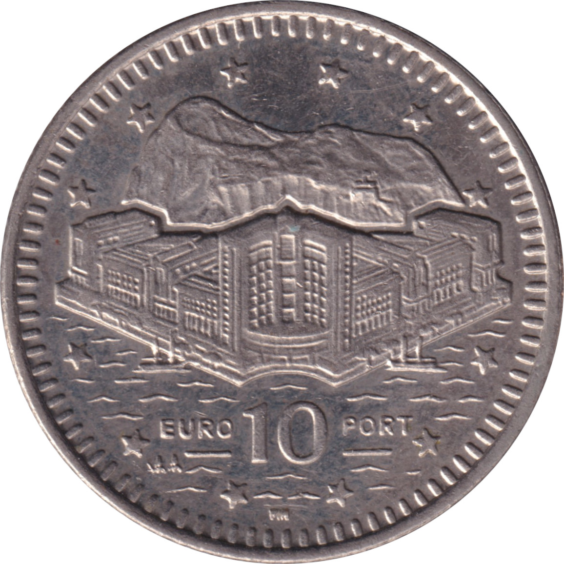 10 pence - Elizabeth II - Tête agée