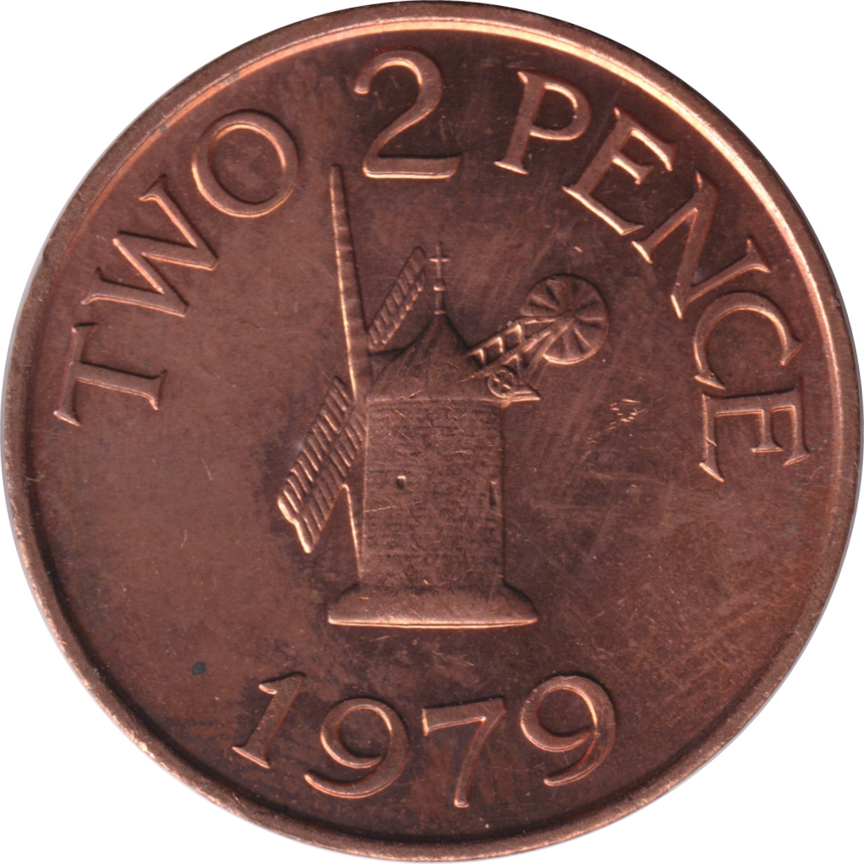 2 pence - Moulin - Two pence