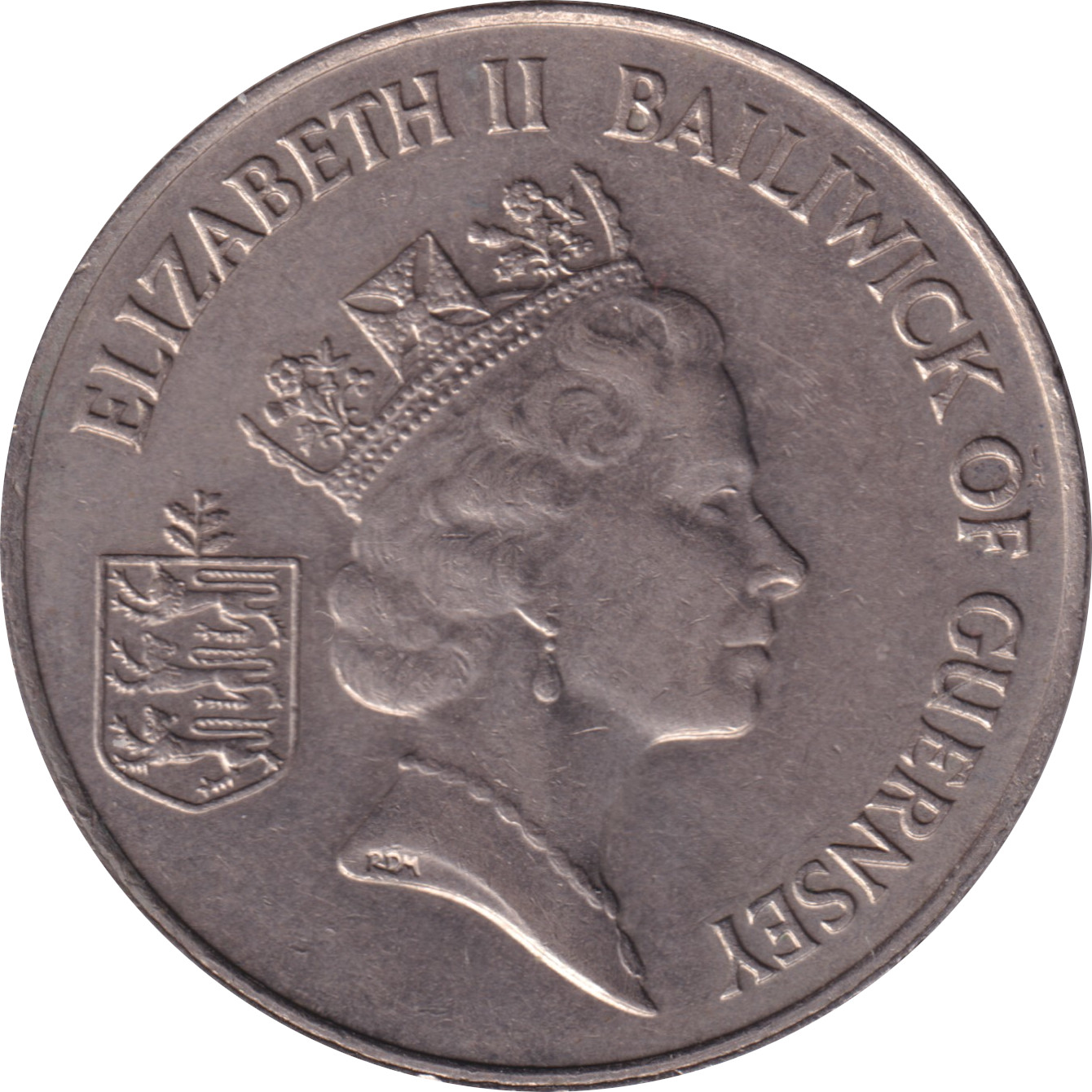 10 pence - Elizabeth II - Tête mature - Grand module