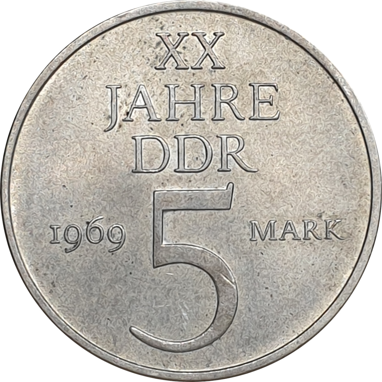 5 mark - RDA - 20 years - Cuivre 900 et Nickel 100