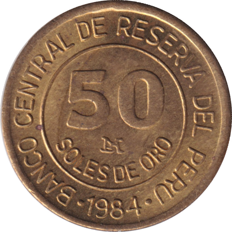 50 soles - Amiral Grau - 150 years