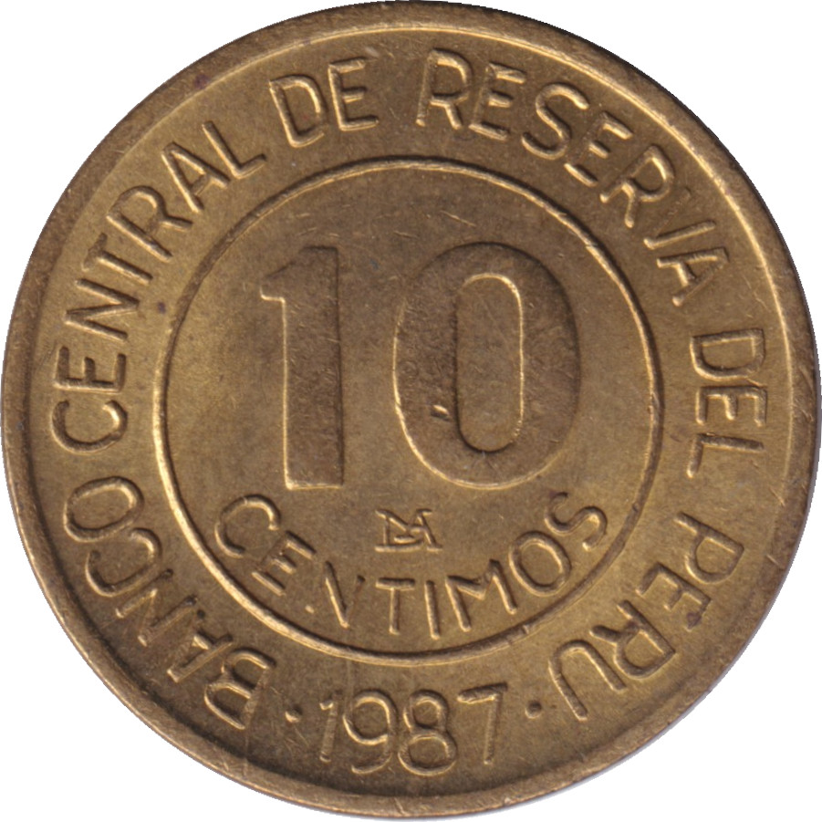 10 centimos - Amiral Grau