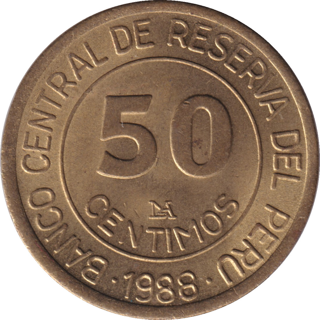 50 centimos - Amiral Grau