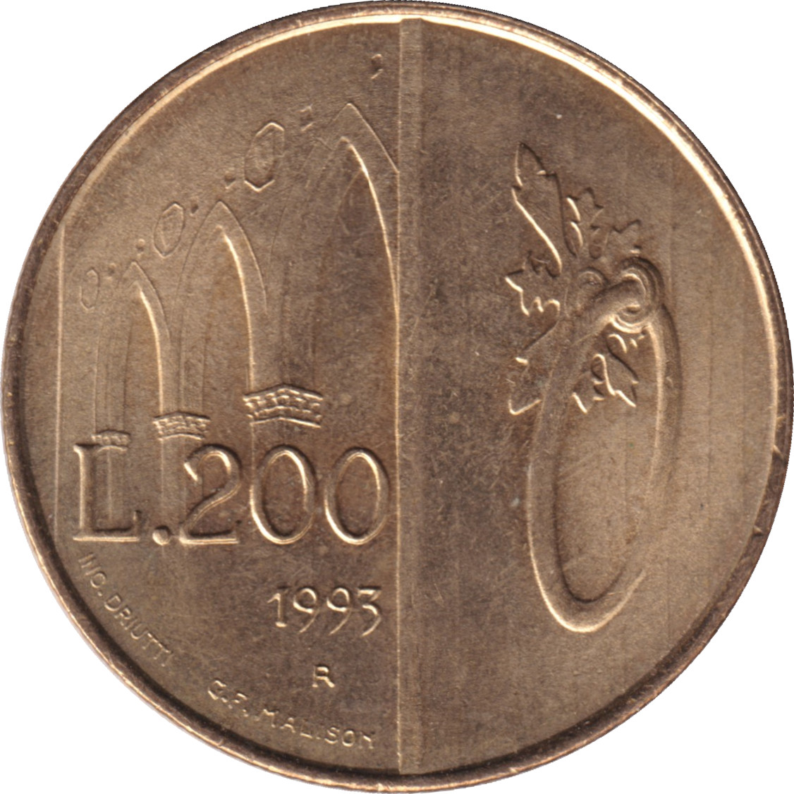 200 lire - Fondation - 1690 years