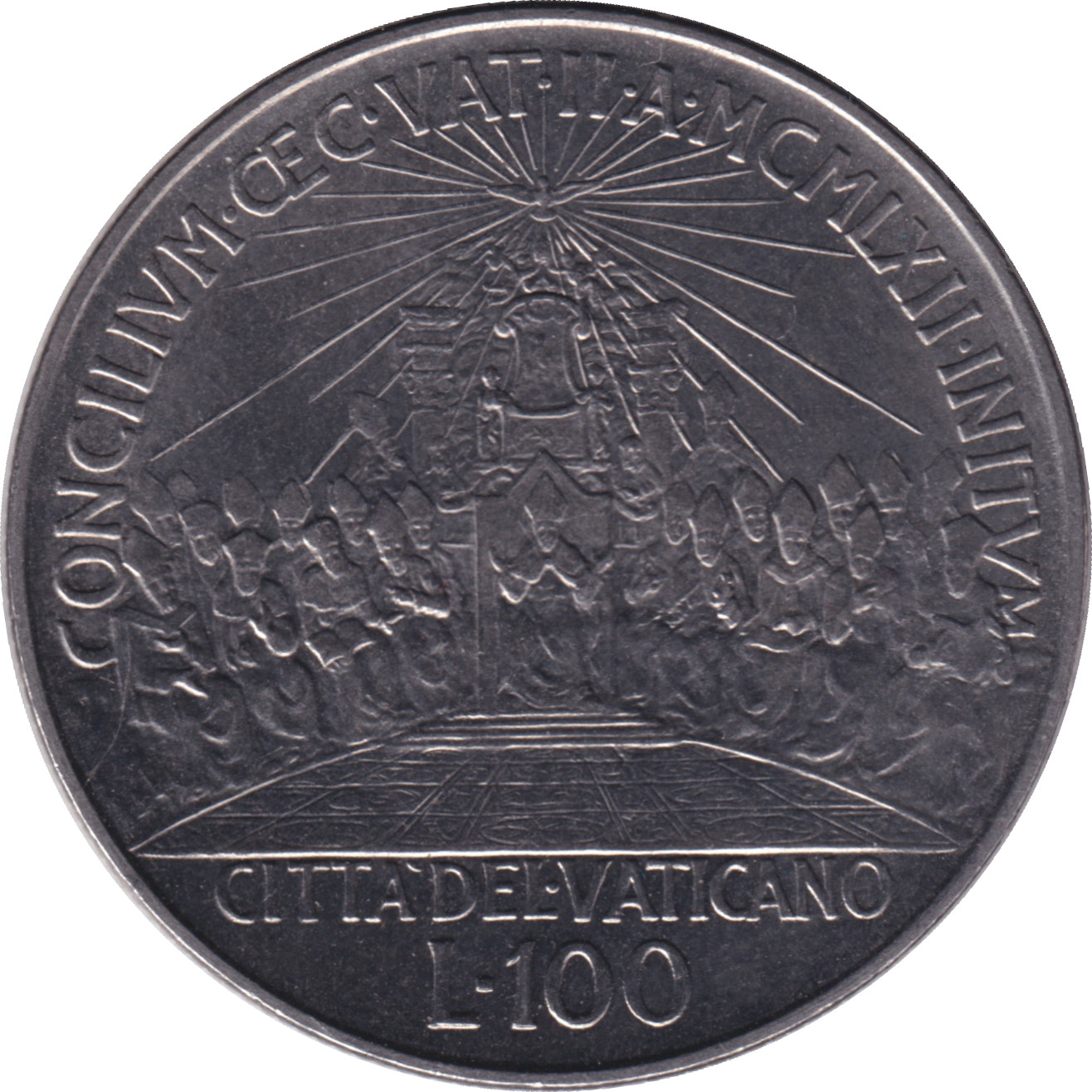 100 lire - Concile Eucuménique