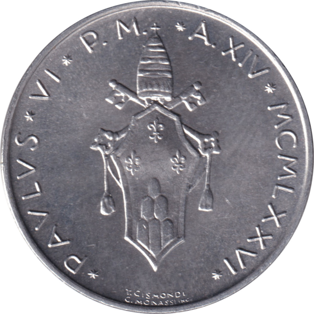 10 lire - Paul VI - Poisson