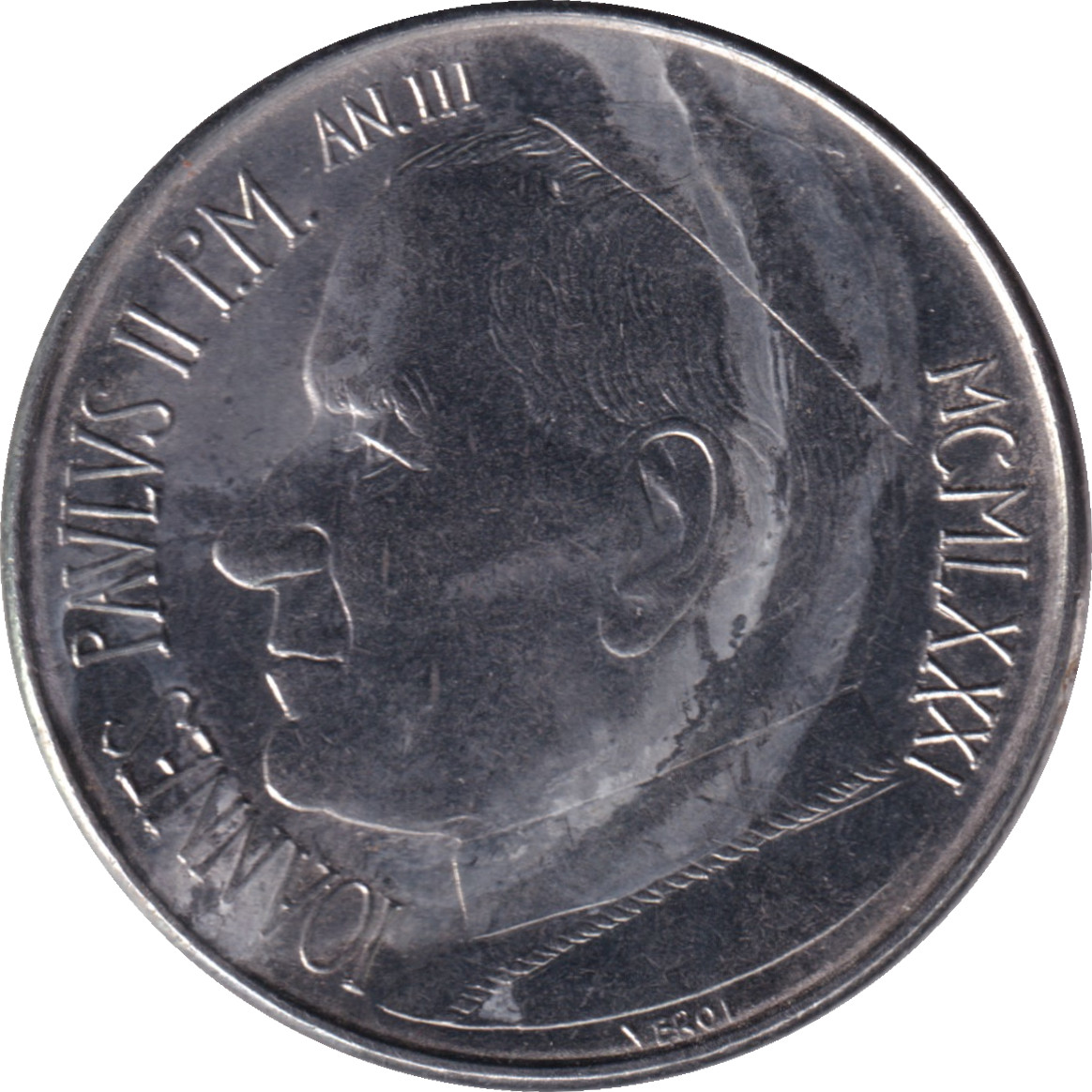 50 lire - John Paul II - Figures debout