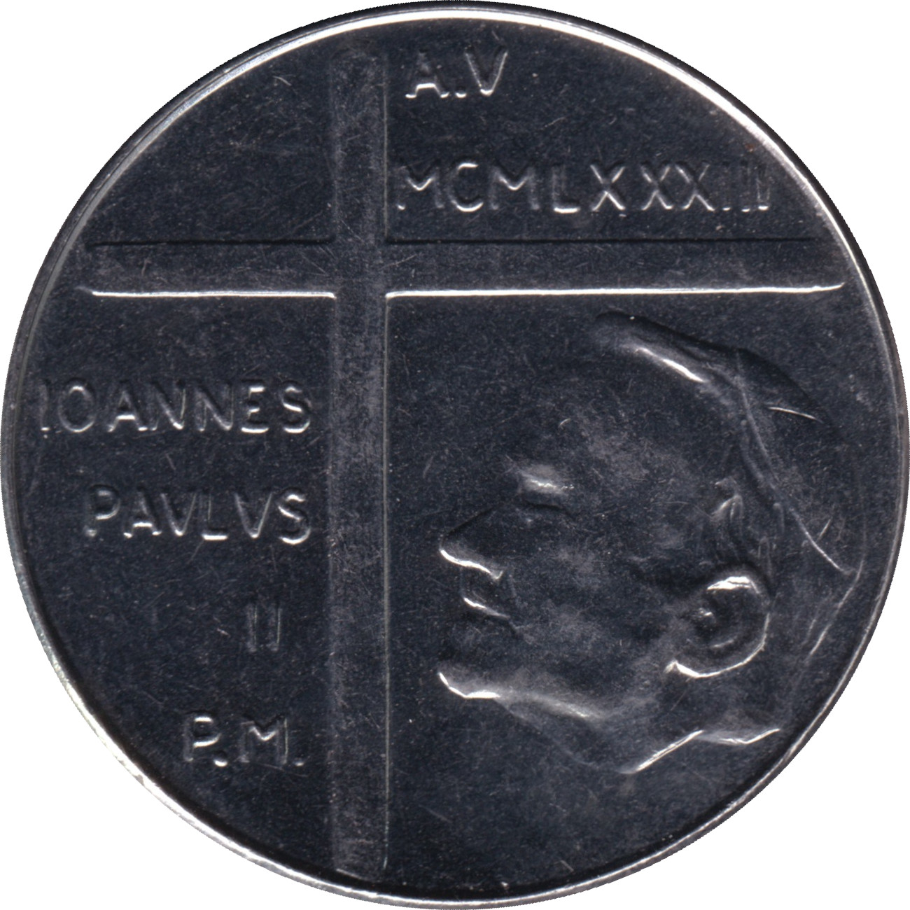 100 lire - John Paul II - Création