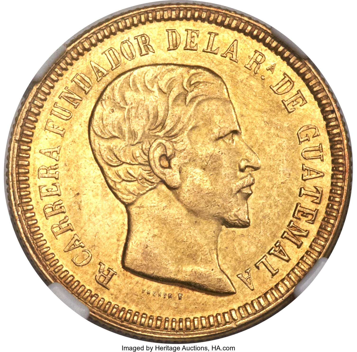 4 pesos - Rafael Carrera - Second head