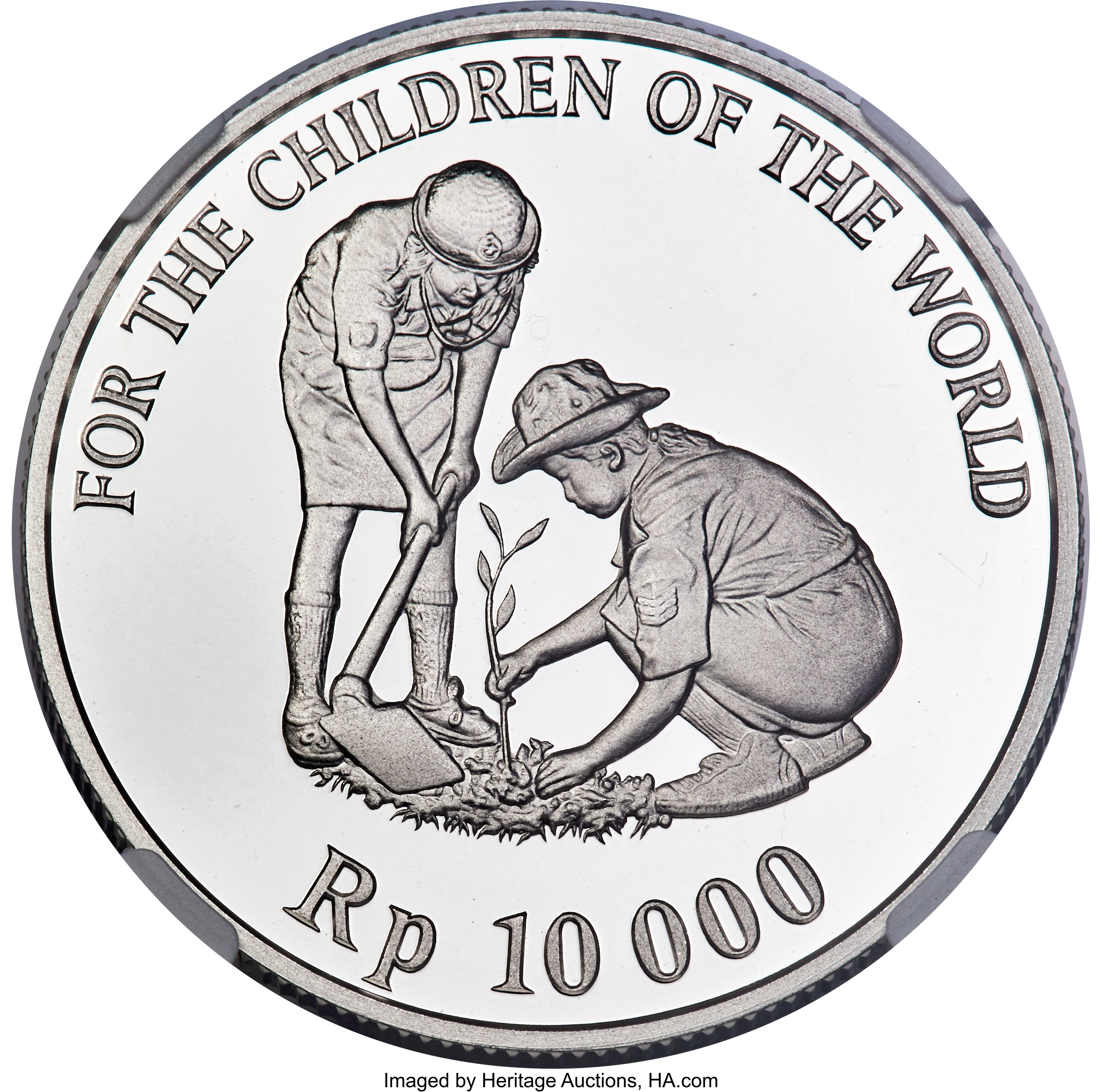 10000 rupiah - Sauver l'enfant