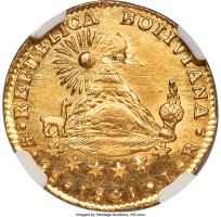 2 escudos - Bolivia