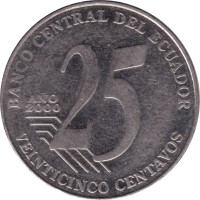 25 centavos - Ecuador