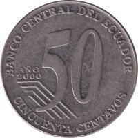50 centavos - Ecuador