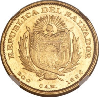 5 pesos - El Salvador